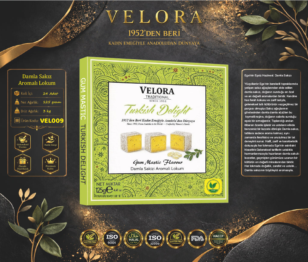 DAMLA SAKIZI AROMALI LOKUM 125 GR