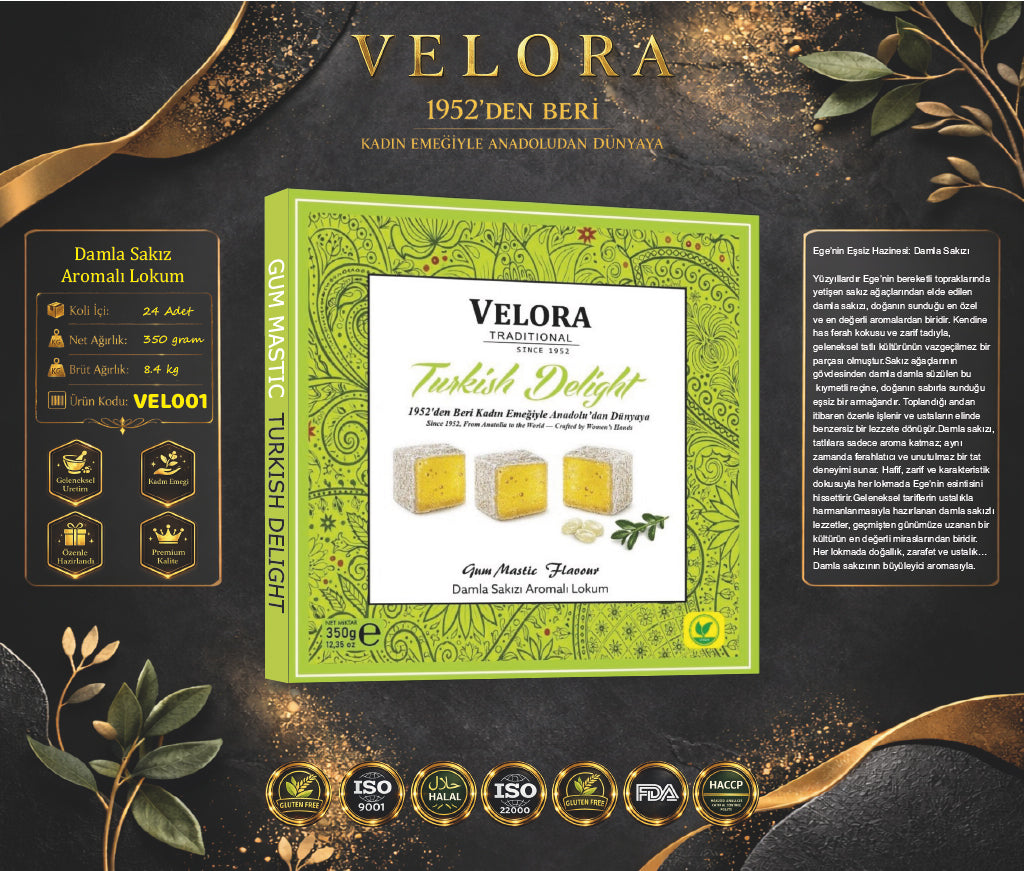 DAMLA SAKIZI AROMALI LOKUM 350 GR